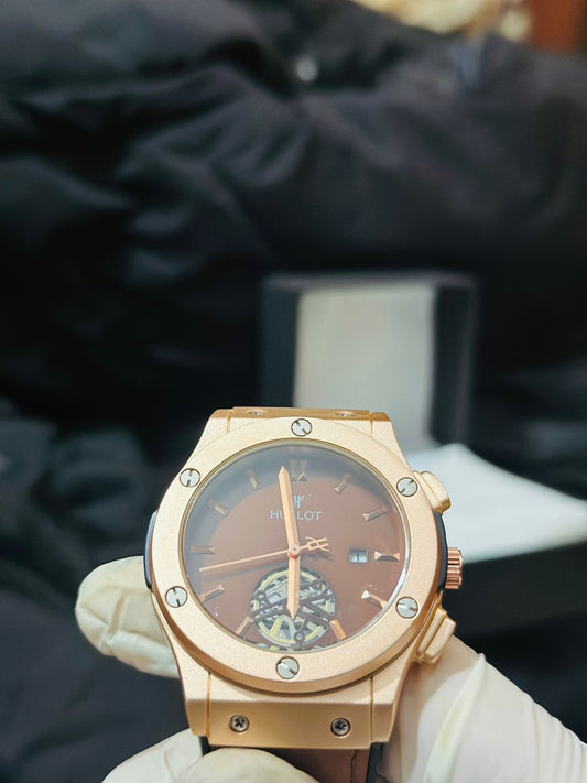 Hublot Brown Watch for Men